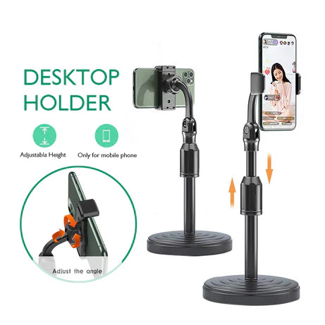 Buy 1 Get 1 Free – 2 Pcs Height Adjustable Mobile Stand Holder for Desk & Table (Rs 999 Only)