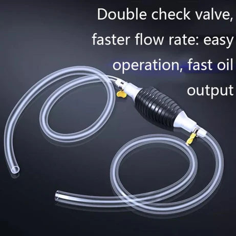 Manual Fuel & Oil Suction Transfer Pump – Multipurpose Hand Siphon Pipe for Easy Liquid Transfer (Rs 999 Only)