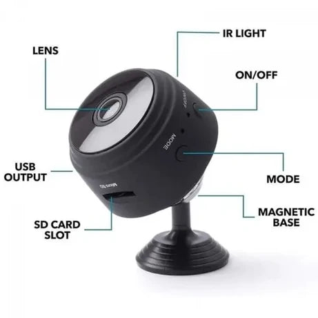 Mega Sale – Mini Portable A9 Wireless Security Camera 1080P HD – Smart Home Spy Cam
