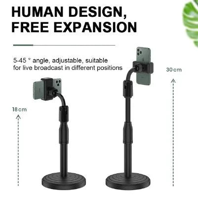 Buy 1 Get 1 Free – 2 Pcs Height Adjustable Mobile Stand Holder for Desk & Table (Rs 999 Only)
