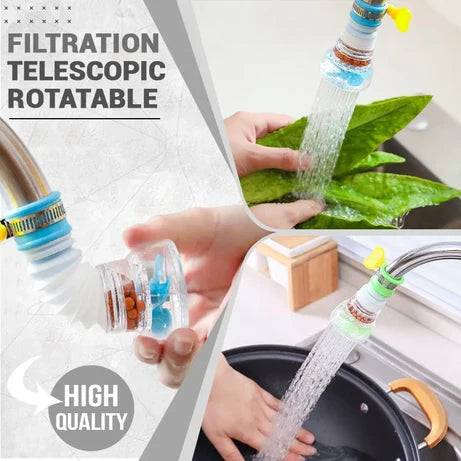 Mega Sale – Buy 1 Get 1 Free! Imported 360° Adjustable Fan Faucet with Clip & Water Filter for Kitchen Sink (Rs 599 Only)