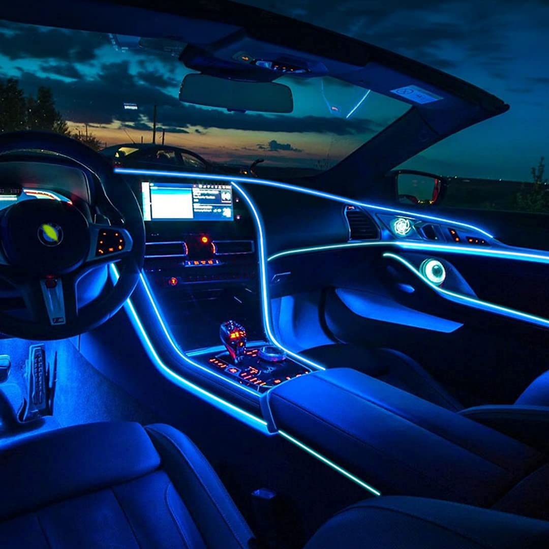 Car USB RGB Neon Optic Strip Ambient Light (IMPORTED)