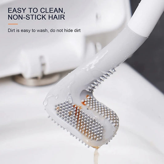 Golf Style Toilet Brush Bathroom Cleaning with High Quality Long Handle