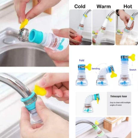 Mega Sale – Buy 1 Get 1 Free! Imported 360° Adjustable Fan Faucet with Clip & Water Filter for Kitchen Sink (Rs 599 Only)