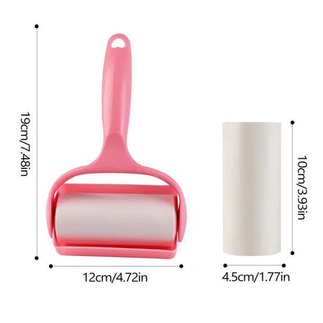 (2 Pc Set) Sticky Master Washable & Reusable Lint Roller – No Tape Needed for Clothes, Sofa, and Pet Hair